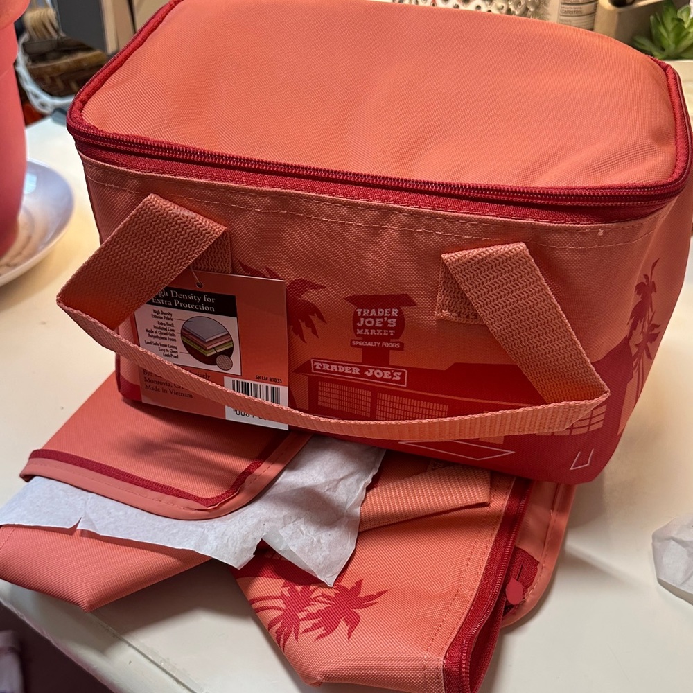 Trader Joe's Insulated Lunch Bag set of 3